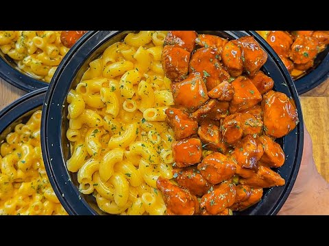High Protein Meal Prep Buffalo Chicken Mac & Cheese!
