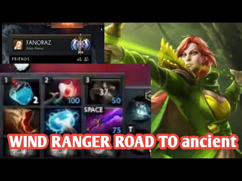 wind ranger ROAD TO ANCIENT~DOTA 2