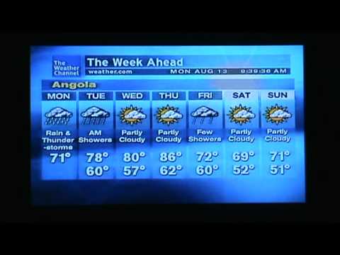 Angola, IN Weather Star XL - 8/13/12 9:38 AM