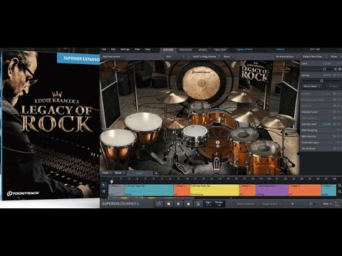 Superior Drummer 3 - Legacy of Rock SDX Full Preset Demo