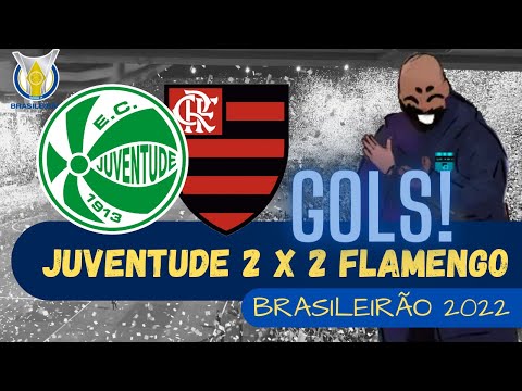 37a RODADA BRASILEIRAO 2022 JUVENTUDE 2X2 FLAMENGO/GOLS