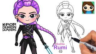How to Draw Rumi | KPop Demon Hunters