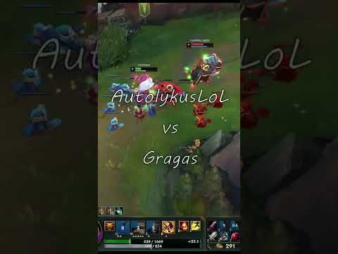 AutolykusLoL vs Gragas - League of Legends #shorts