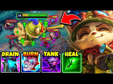 This Tank build makes Teemo INVINCIBLE! (HEALING POISON)