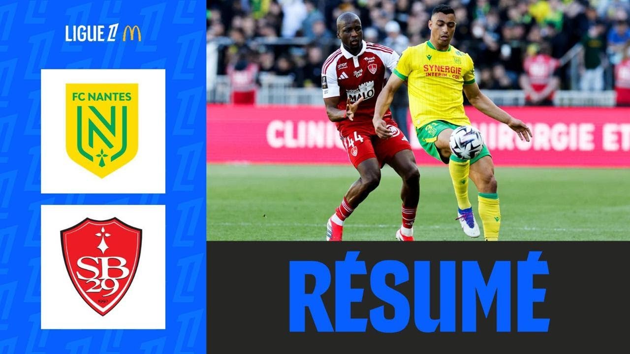 Nantes vs Stade Brestois Highlights