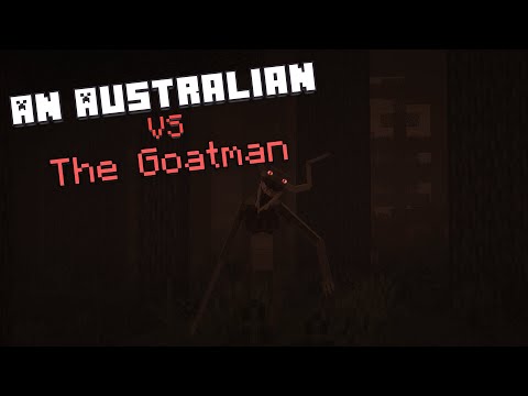 Aussie Takes on Goatman in Scary Minecraft
