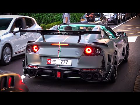 Supercars in Monaco 2025 - #CSATW784 | Mansory Ferrari 812 GTS, LaFerrari, Enzo, F40, Pagani Huayra