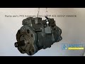 Відео огляд Насос гідравлічний у зборі з PTO Kawasaki K3V112DTP KBJ2789 Handok