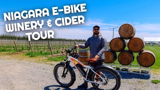 A Day in NIAGARA-ON-THE-LAKE | Niagara E-Bike Winery and Cider Tour | Niagara Wineries