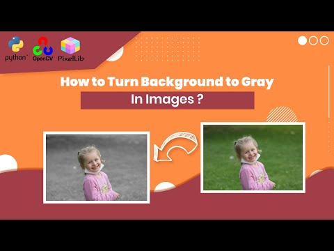 Change Background Using Python How To Replace Background To Black White Using Pixelib Python