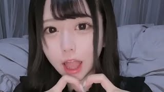 TikTokライブ配信 色白 かわいい 癒し系 귀여운 미인  보이는  속옷  가슴  바지