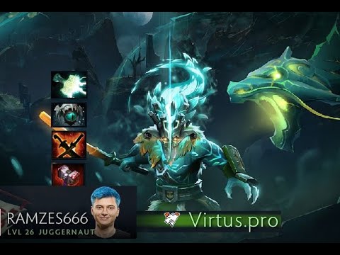 DOTA 2 Team Virtus Pro RAMZES666 Juggernaut Pro Gameplay