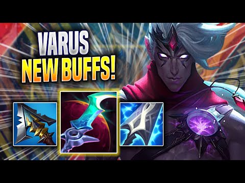 KOREAN CHALLENGER TRIES VARUS WITH NEW BUFFS! - Korean Challenger Plays Varus ADC vs Aphelios!