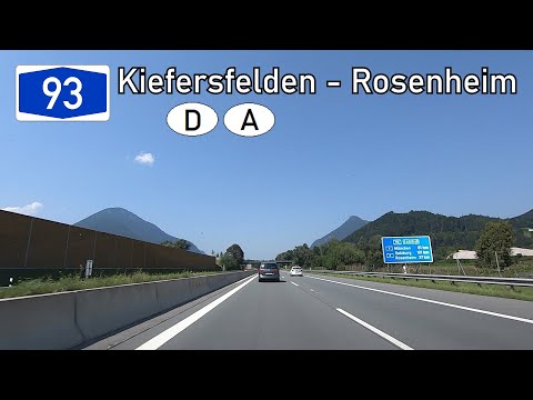 Germany: A93 Kiefersfelden (D/A) - Rosenheim