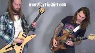 DARKEST HOUR guitar lesson with PlayThisRiff.com