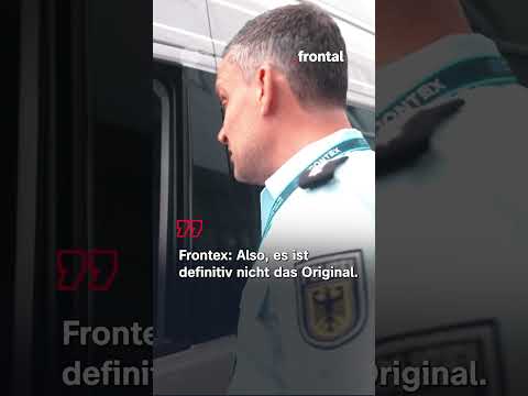 500.000-Euro-Ferrari an der Grenze  | frontal #shorts #frontex