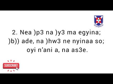 Presby Hymn 50, Onyamkopon na meto nwom me ma no