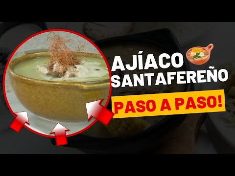 Cómo hacer un AJIACO SANTAFEREÑO paso a paso | Recetas Colombianas