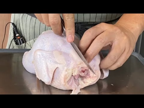 طريقة نزع العظم من الدجاج بسهولة