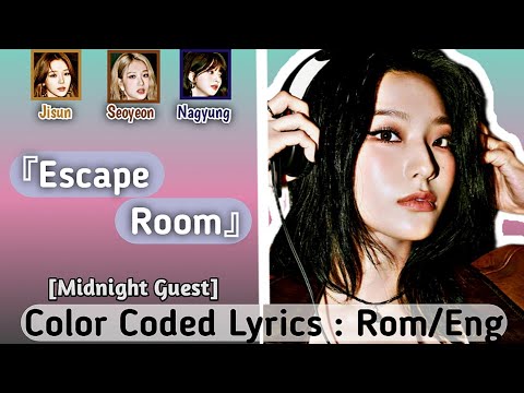 FROMIS_9 (프로미스나인) - "Escape Room" Color Coded Lyrics : Rom/Eng