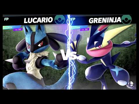 Super Smash Bros Ultimate Amiibo Fights – Request #11848 Lucario vs Greninja