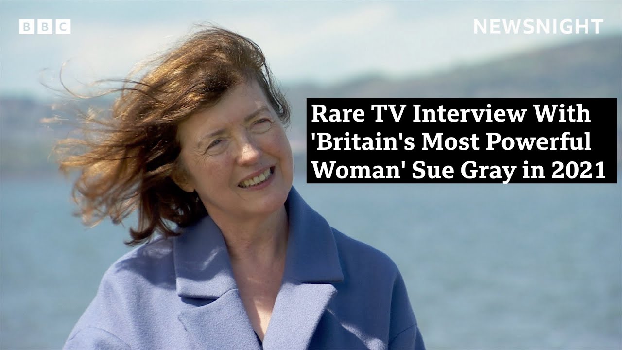 Rare TV Interview With the 'Britain's Most Powerful Woman' Sue Gray in 2021.