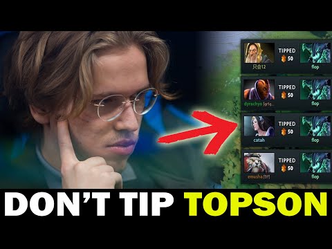 WHEN ENEMY TIP TOPSON TOO EARLY - DOTA 2 Gameplay