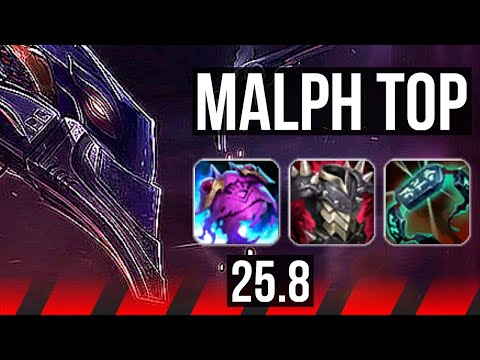 MALPHITE vs CHO'GATH (TOP) | 5/1/17 | EUNE Master | 25.8