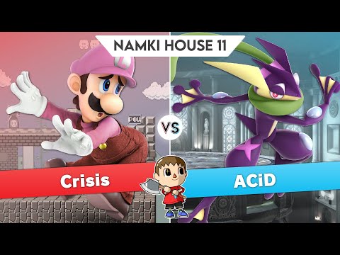 Crisis(Luigi) vs ACiD(Greninja) - Namki House 11 Loser's Finals