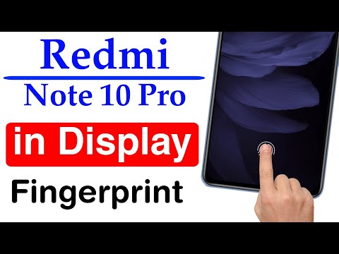 How to Enable Redmi Note 10 Pro in Display Fingerprint | Redmi Note 10 Pro Display Fingerprint Setup