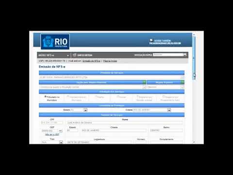 MANUAL EMISSÃO DA NFS e   NOTA CARIOCA