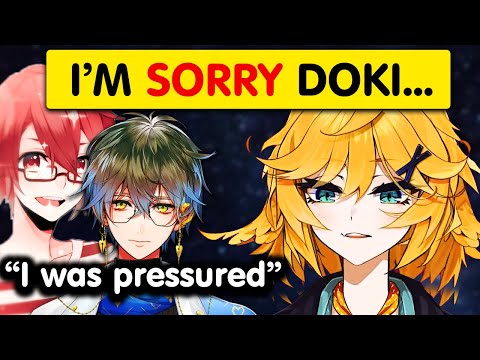 Ike (Xandu) apologizes to Doki live for the NijiEN black stream