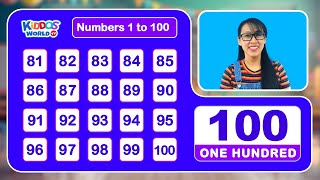 Learn How to Count 1 - 100 with Miss V | Counting Numbers 1 to 100 | One To Hundred Counting
