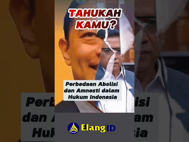 Perbedaan Abolisi dan Amnesti dalam Hukum Indonesia 🎙️ #beritaprabowo