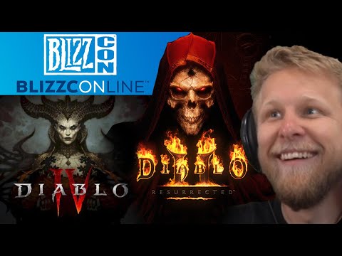 Diablo 4 ROGUE Class Revealed + D2 Remastered! | Quin69 - BlizzConline Day 1 Reaction