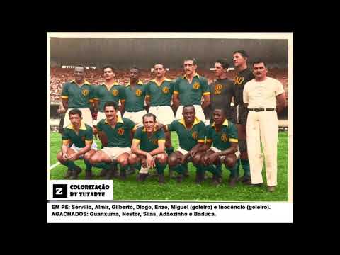 XV de Jau 1953 4 x 4 Flamengo- Amistoso no Maracanã- PRIMEIRA EQUIPE DO INTERIOR PAULISTA