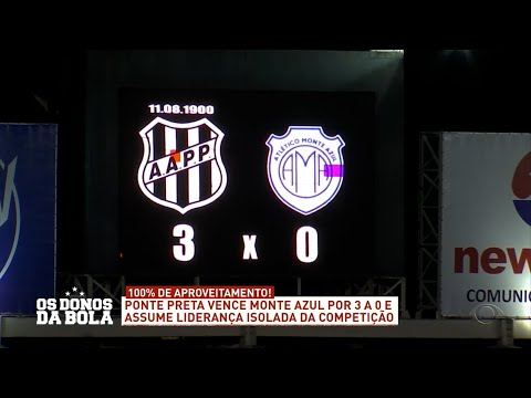 Ponte Preta 3 X 0 Monte Azul (25/01) - 26/01/2023 - Os Donos da Bola
