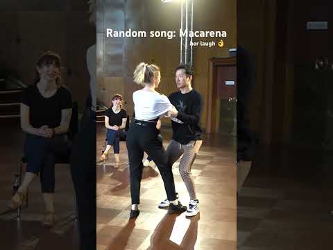 Improvised west coast swing: Macarena 😂 They showed the DJ 👌 Lauren Jones & Tzi Yi Wee #dance