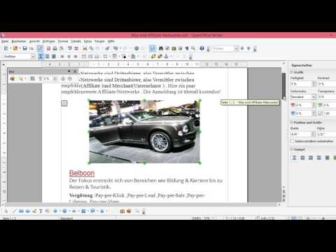 OpenOffice Bild drehen
