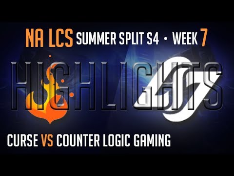 LCS Highlights Curse vs CLG Super Week 7 NA Summer 2014 CRS vs Counter Logic Gaming S4 W7D3 Season 4