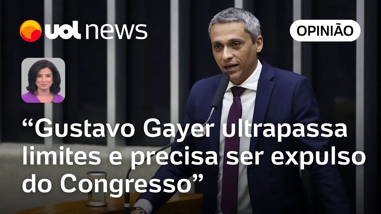 Gustavo Gayer faz baixaria, ultrapassa limites e precisa ser expulso do Congresso, diz Raquel Landim