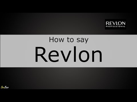 How to Pronounce Revlon (Makeup Brand)