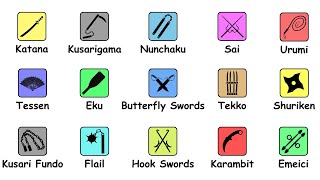 Every WEAPONS Used In Martial arts Explained In 8 Minutes