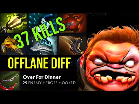 60-Min INTENSE Game! Non-Stop Clash & Buybacks — 37 Kills Offlane Pudge Makes the Difference! Dota 2