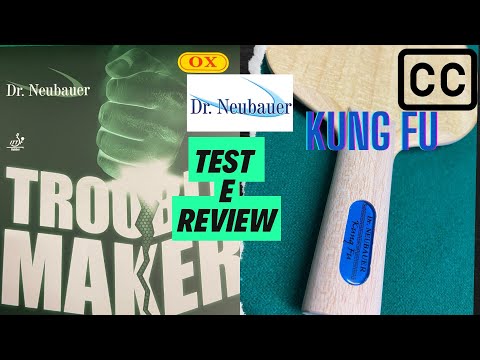 TROUBLE MAKER LONG PIPS OX AND KUNG FU BLADE BY DR. NEUBAUER | TEST/REVIEW