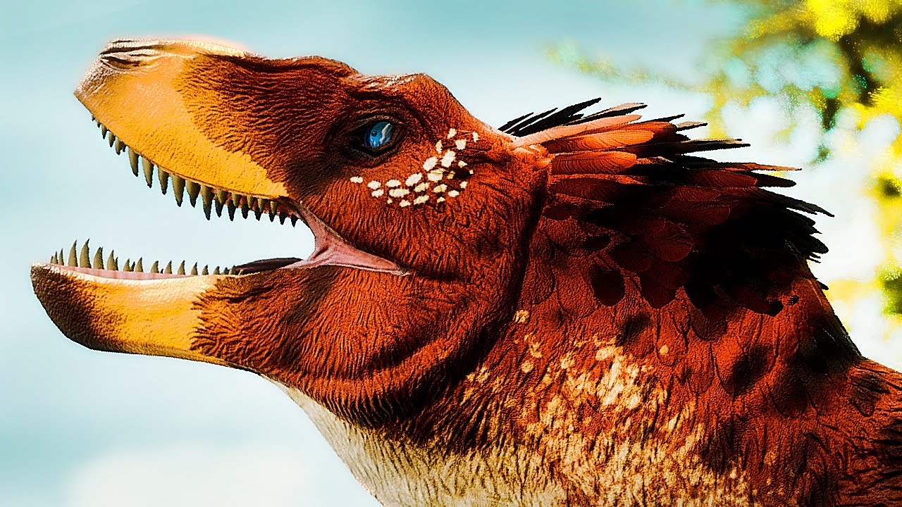 Utahraptor Vermelho! Entre Pycnonemosaurus e Paqui | Path of Titans | (PT/BR)
