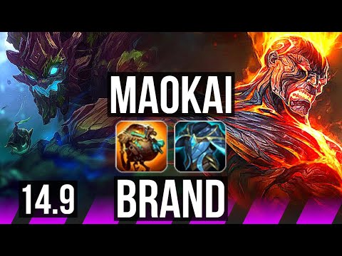 MAOKAI & Varus vs BRAND & Aurelion Sol (SUP) | 3/2/17 | EUW Grandmaster | 14.9