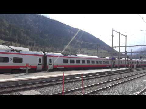 FRECCIARGENTO FS. IN TRANSITO A AIROLO.(CH) 24 - 4 - 2016