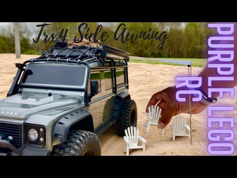 Trx4 Defender Side Awning || Pop Tent || #purplelegorc #trx4