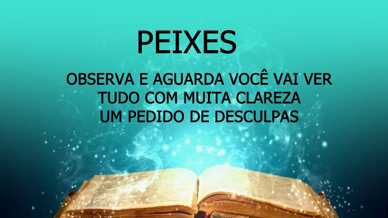 PEIXES /NÃO IGNOREM OS SINAIS, A CASA VAI CAIR PARA ALGUEM